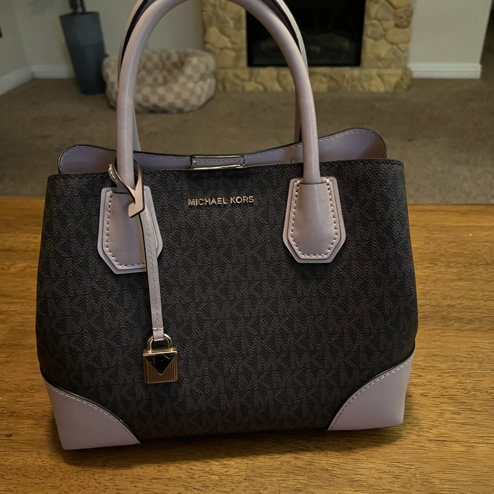 Michael Kors handbag brown and blush - Picture 4 of 4